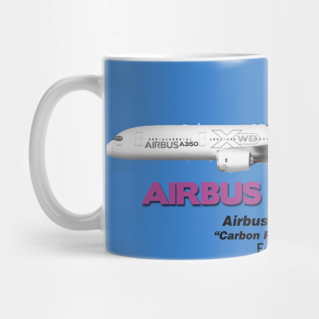 Airbus A350-900 - Airbus "Carbon Fiber Colours" by TheArtofFlying